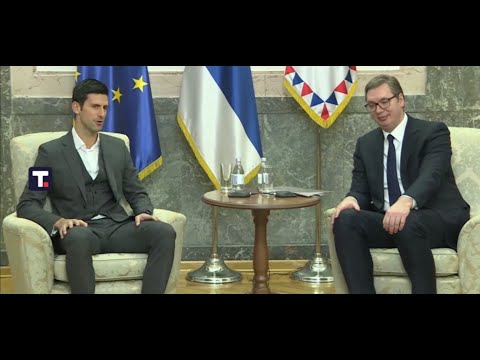 TV Telemark - PREDSEDNIK VUČIĆ UGOSTIO NOVAKA ĐOKOVIĆA 03 02 2022