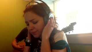 Millionaire Blonde acoustic live performing "Una Bugia" on Hit Chart, Radio Luiss with M. Bottini