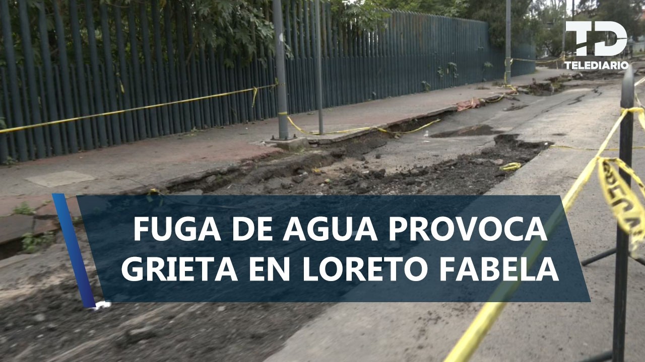 Descartan grieta en Loreto Fabela; GAM realiza trabajos de rehabilitación