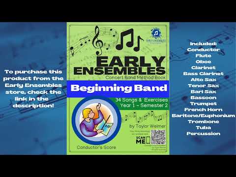 #45 | Jammin' with Eighth Notes | Early Ensembles by Taylor Weimer | Beginning Band Semester 2