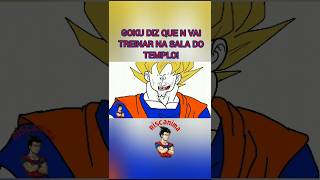 GOKU DIZ QUE NÃO VAI TREINAR NA SALA DO TEMPLO!!!#goku #dragonball #animation #flipaclip #vegeta