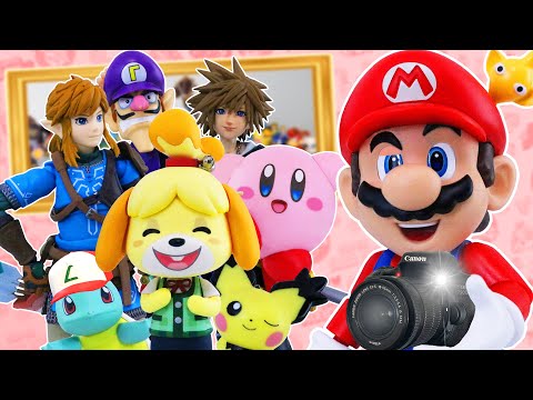 Mario's Picture Day - Super Smash Bros Stop Motion [4K]