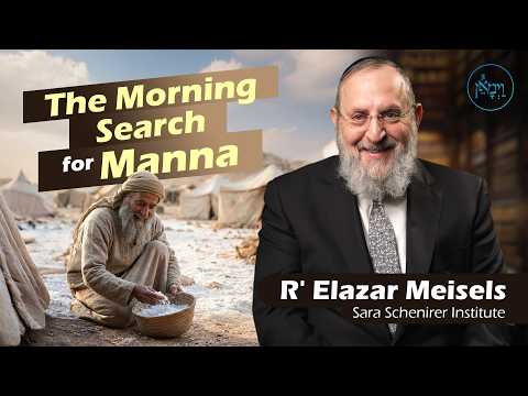 The Morning Search for Manna | Rabbi Elazar Meisels