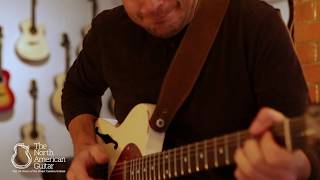 Video thumbnail for James Trussart Deluxe SteelCaster Electric Guitar, Cream on Red Roses - Played by Adam Miller by Carter Vintage Backstage
