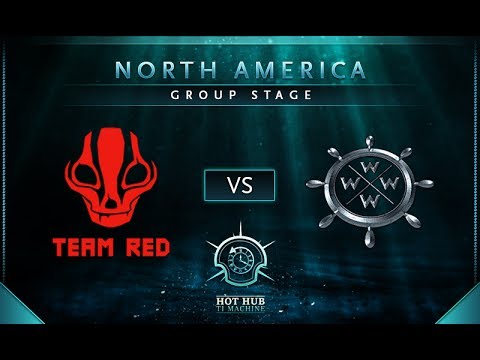 RED vs WWWW - TI7: NA Regional Qualifiers Group Stage - @GranDGranT @DotACapitalist