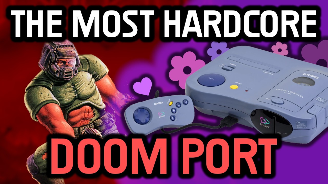 Porting DOOM to the Casio Loopy - YouTube