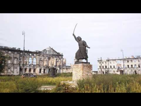 Zrujnowana Warszawa kolorowe fotografie z 1947 roku