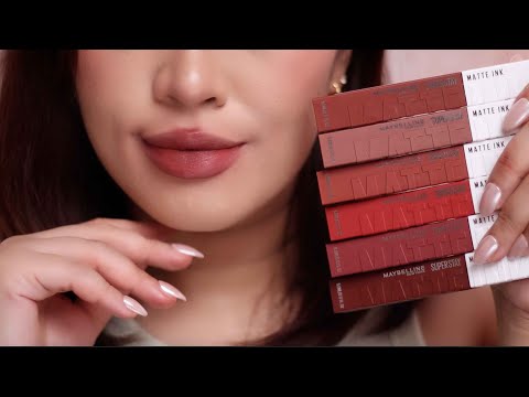 MAYBELLINE Super Stay Matte Ink Liquid Lipstick Makeup Long Lasting High Impact Color Up to 16H Wear Seductress Light Rosey Nude Mover Brown 1 Count Each video review thumbnail