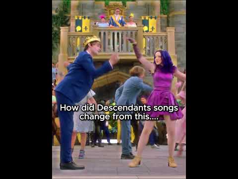 How did it change so much? 😭 #fyp #descendants #song #shorts