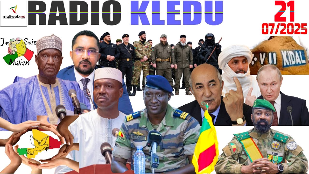 La Revue de Presse de la RADIO KLEDU du 21 Juillet 2025