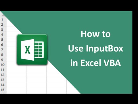 #24   How to Use InputBox in Excel VBA From Basic to a Complete Example with All Parameters