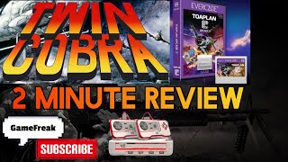 Twin Cobra 2 Minute Review on the Toaplan Arcade 2 cart for the Evercade #review #evercade #gaming