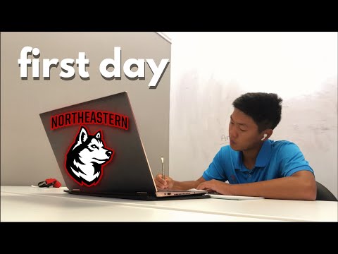 first day of college classes at northeastern university! (fall 2022)
