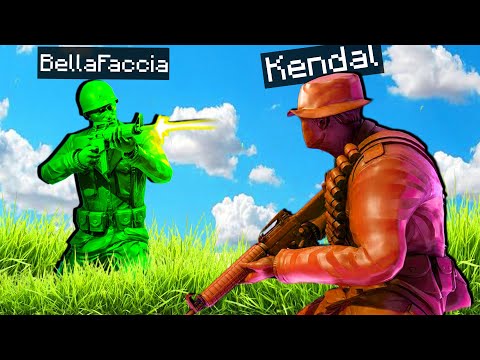 GIOCO CON BELLAFACCIA ALLA GUERRA DEI SOLDATINI - PLASTIC WARFARE