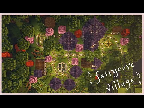 goddessofcrows - Minecraft | Fairycore Village Tutorial | How to build a Fairy Village in Minecraft