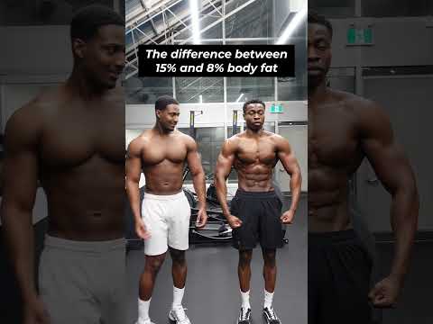 The difference between 7% body fat when lean