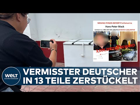 Video Thumbnail: ZERSTÜCKELT IN THAILAND: Vermisster Deutscher in Kühltruhe entdeckt