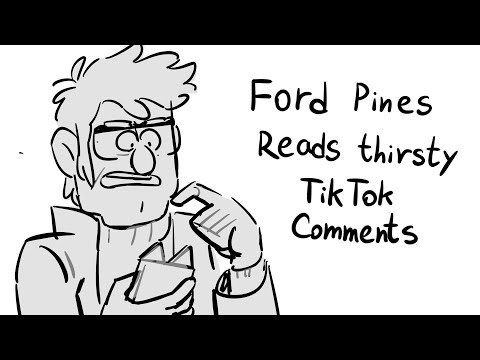 Stanford reads thirsty comments (charity draw-athon animatic) | gravity falls