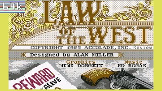 Law of The West (Commodore 64) Review
