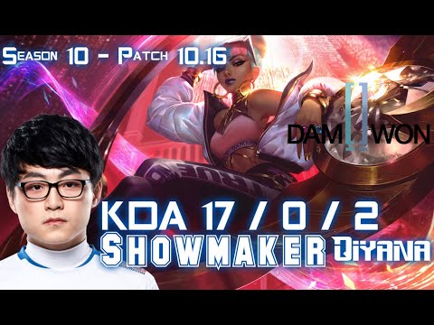 DWG Showmaker QIYANA vs ZED (ZED99) Mid - Patch 10.16 KR Ranked