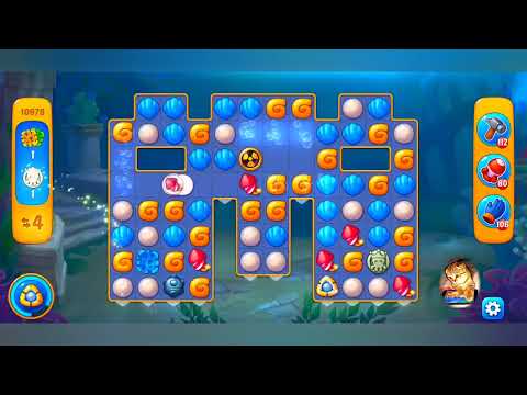 фишдом 2022  #  10978 уровень - прохождение без бустеров # Fishdom,   10978  level - no Boosters.