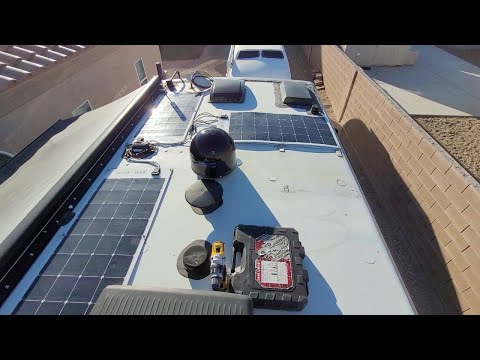 RV Satellite Winegard Roadtrip T4 Install Without Screws VHB Tape