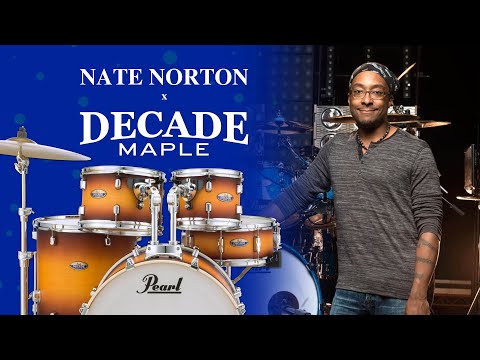 Pearl DMP925SPC262 Decade Maple 5-Piece (Shell Pack Only) Drum Set, Satin Black Burst image 2