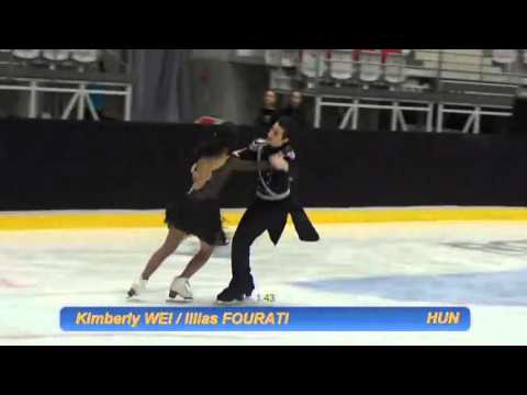 Kimberly WEI / Illias FOURATI (HUN) SD @ Four National Championships 2016