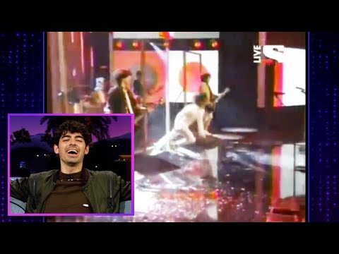 Joe Jonas Watches Himself Fall, Fall and Fall Again