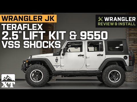Jeep Wrangler JK Teraflex 9550 VSS Front & Rear Shock Absorbers for 2.5 in. Lift Review & Install