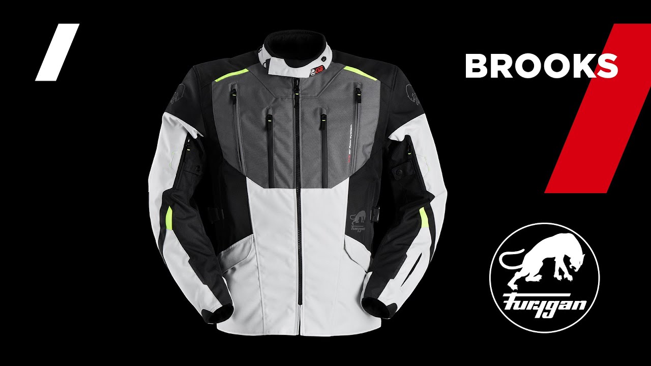 Furygan Brooks Textile Jacket - Black / Pearl / Anthracite / Fluo Video