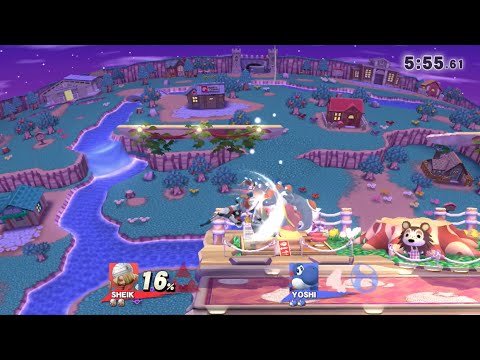 Laf. Sm4sh Bi-Weekly 2 - Harlow (Sheik) vs. Chance (Yoshi)