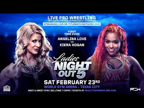 Ladies Night Out 5: Match Announcements - Live iPPV on Title Match Network This Saturday