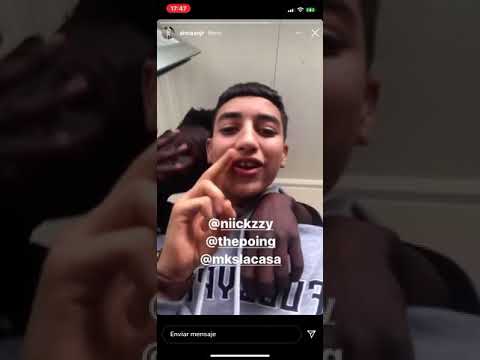 Aiman jr responde a the poing y nickzy: CUANDO VOLVAIS DE MADRID NOS VEMOS 😱😱😱