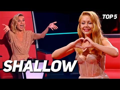 BEST 'Shallow' covers in The Voice (Lady Gaga, Bradley Cooper) | BEST Blind Auditions