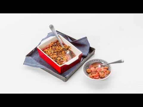 Rabarber mueslicrumble - Allerhande