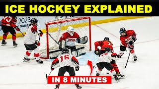 How to Play Ice Hockey for Beginners | All the Rules in 8 Minutes