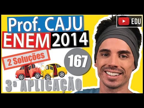 [ENEM 2014 3Ap] 167 📓 GEOMETRIA ANALÍTICA O número de pessoas que morrem nas ruas e estradas