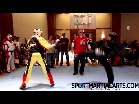 Kevin Walker v Sam Simeon - Team Sparring - AKA Grand Nationals 2014