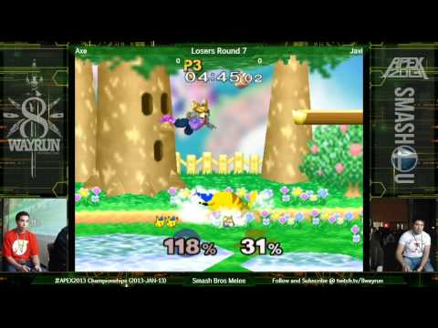 APEX 2013   SSBM L7   Axe VS Javi