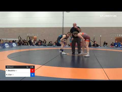 69 Kg Rr Rnd 2 Tiffani Baublitz Team Pennsylvania Vs Amit Elor Team California