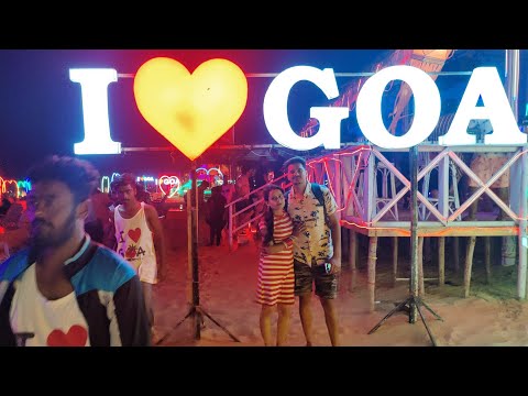 Calangute beach 🏖️ || North Goa || Goa nightlife || #ruksanaexpress