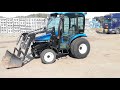 658120 Compact tractor New Holland TC 27D 4 wd with front loader (107h) - 2004 }}