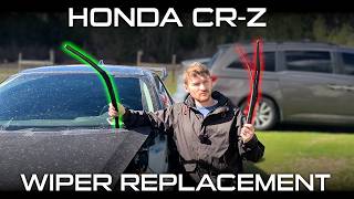 Replacing the Wiper Blades, Arms, or Motor on a Honda CR-Z