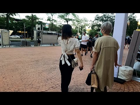 [Caminhada] Taiwan ao redor da excursão a pé taichung FEDS e Shin Kong Mitsukoshi #walking #walk