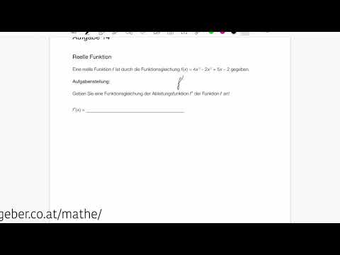 Mathelernen mit Martin Matura-Beispiel KL15_PT3_T1_14 Reelle Funktion