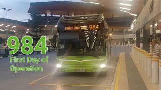 [TTS] First Day of New Service 984 in Operation Ride on MAN NL323F A22 Euro V Batch 1 SMB3026S