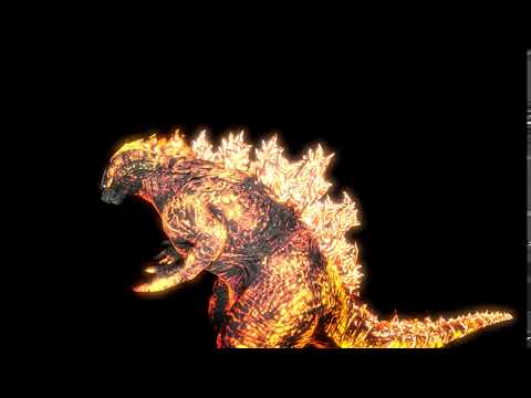 burning godzilla nucliar pulse