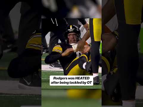 Fair reaction? 😳 #NFL #football #steelers #aaronrodgers