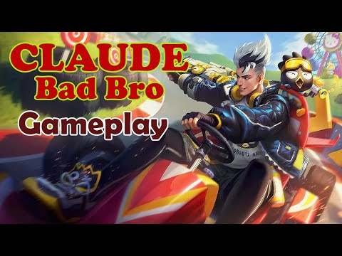 Claude Bad Bro Sanrio Skin Gameplay | MLBB
